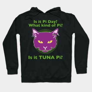 Pi Day shirt Tuna Pi Cat Hoodie